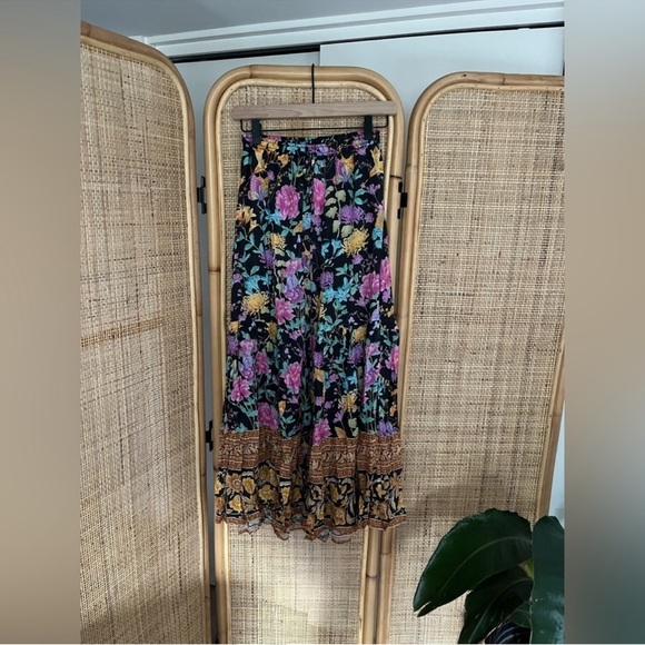 Spell Butterfly Midi Floral Skirt Firefly - Picture 6 of 10